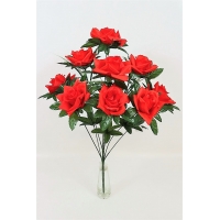 Букет роз с розеткой 9 голов. Н=62 см. (Б2776)