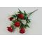 Букет лилий+бархатные розы 13 голов h=53см. (Б1944)