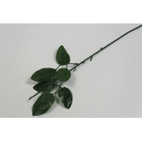 Ножка для розы с двумя лист. L=45см.(О264)