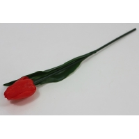 Тюльпан одиночный пластмассовый, h=74 см. (Н556)