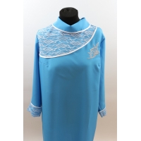 Платье габардиновое с кружевным воротником. (Т161)