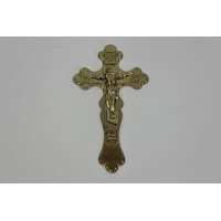 Крест в руку №14 металлизированный, h=15 см. (Ц063)